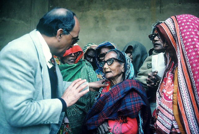 Old photo of Suresh in India