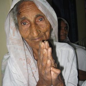 Indian Woman In Namaste